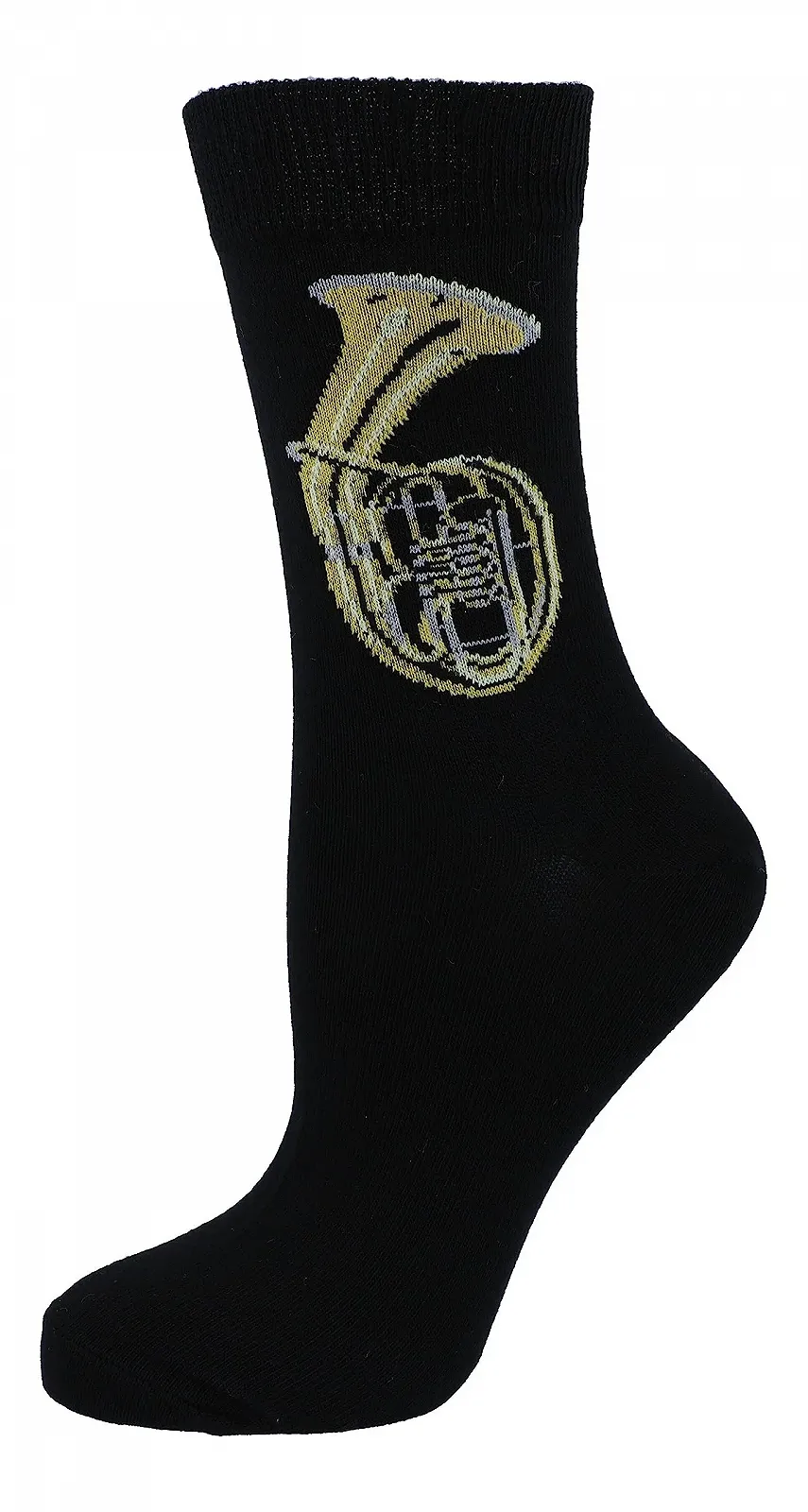 Музыкальные носки с самодельным тенор-горном, латунная музыка 1 пара, фото №1 Музыкальные носки с самодельным тенор-горном, латунная музыка 1 пара, фото №1