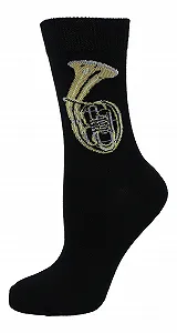 Музичні шкарпетки з саморобним тенор-горном - Фото 1