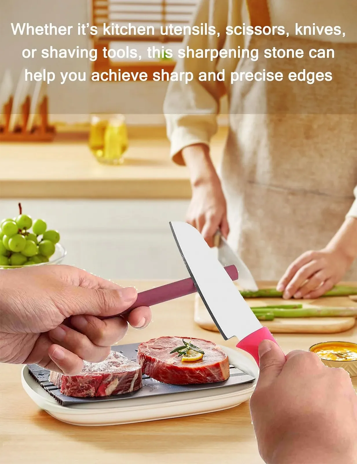 Точильний камінь Рубін 3000 Grit 100 x 5 мм Червоний, фото №2