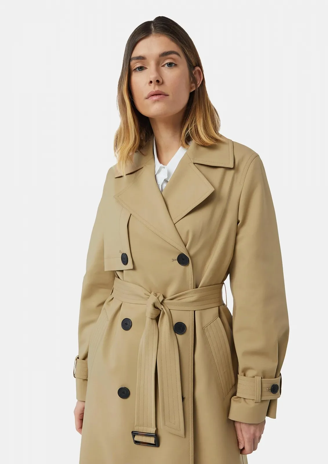 Тренч comma Classic Двубортный На Пуговицах, фото №2 Тренч comma Classic Двубортный На Пуговицах, фото №2