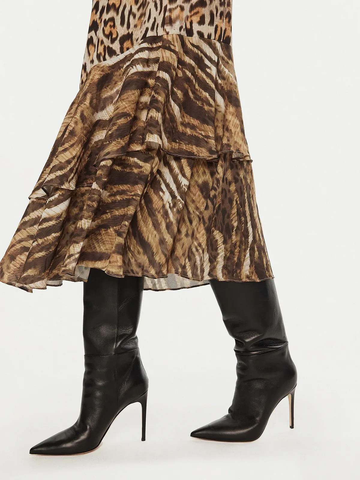 Женская юбка-миди GUESS JEANS / Коричневая / Размер S, фото №3