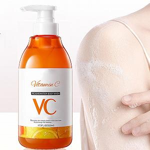 Гель для душу з вітаміном C та лимоном глибоке очищення для грубої шкіри synthetic.ua - Фото 1