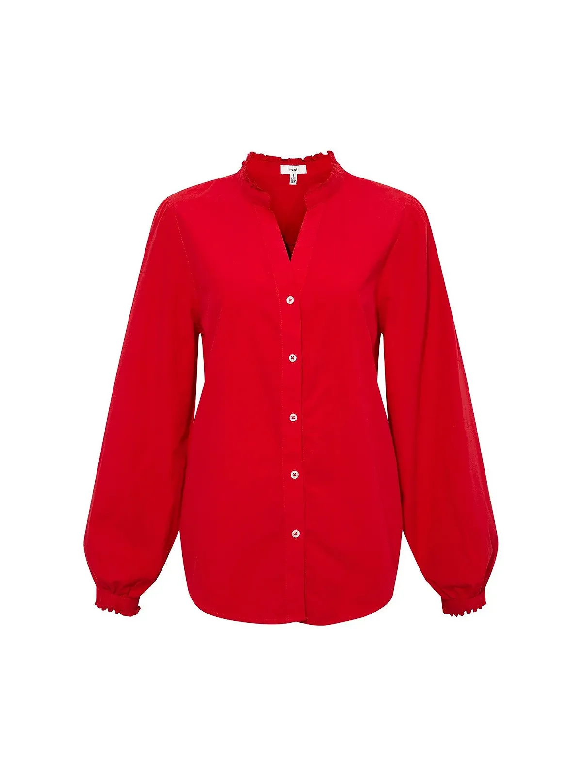 Женская блузка MAVI LONG SLEEVE BLOUSE Tango Red - S, фото №5 Женская блузка MAVI LONG SLEEVE BLOUSE Tango Red - S, фото №5