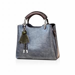 Сумка з верхньою ручкою NICOLE & DORIS Маленька, через плече, зі штучної шкіри, вінтажна, мініатюрна, з підвіскою, синя - Фото 1