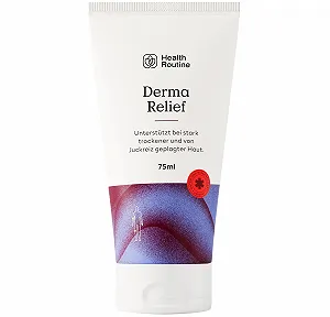 Увлажняющий крем и лосьон для тела Health Routine Derma Relief для очень сухой и зудящей кожи, с витамином B3, пантенолом и маслом ши - Фото 1