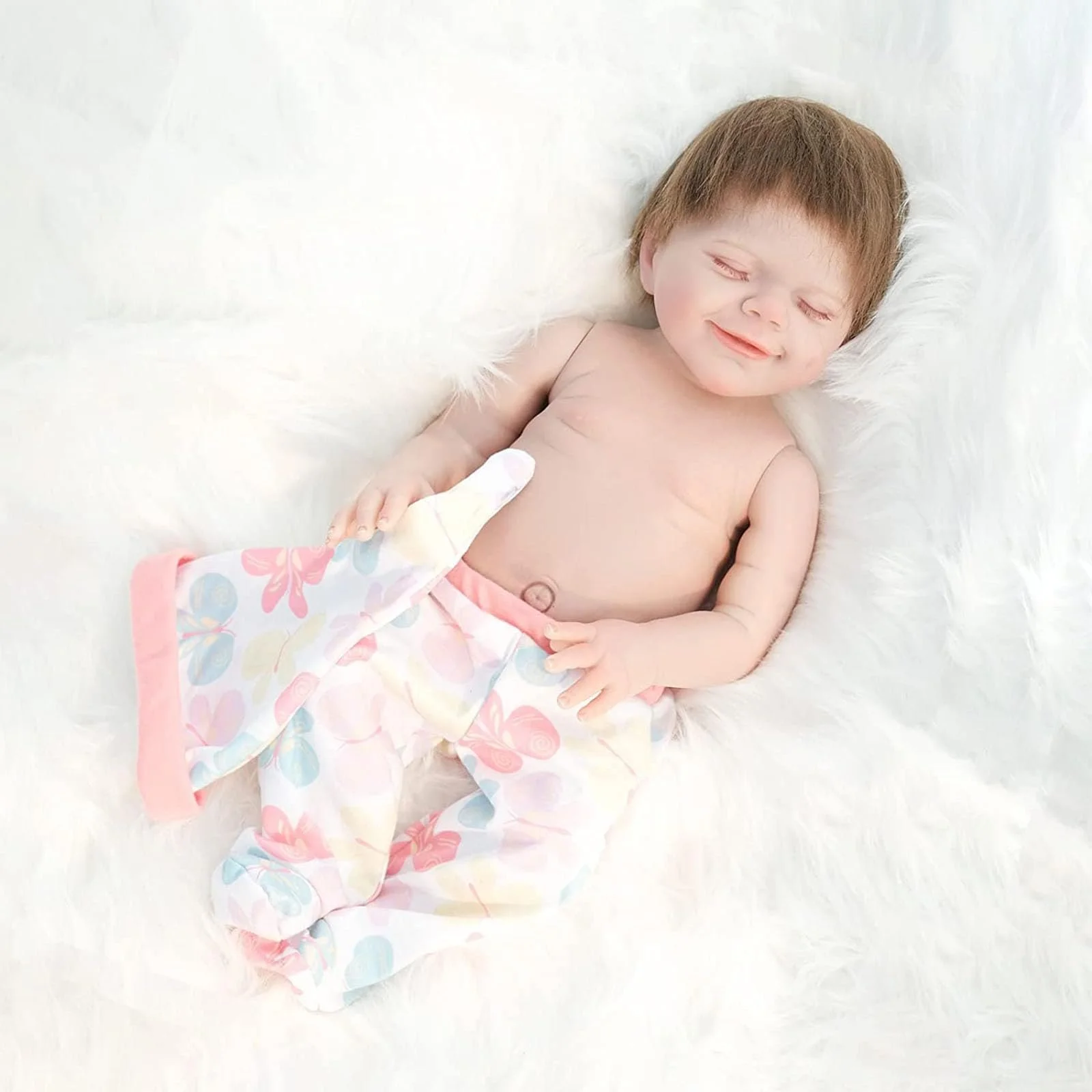 Кукла ZIYIUI Lifelike Reborn Baby 20 дюймов 50 см Handmade Soft Silicone Vinyl Reborn Baby Doll Девочка, фото №6