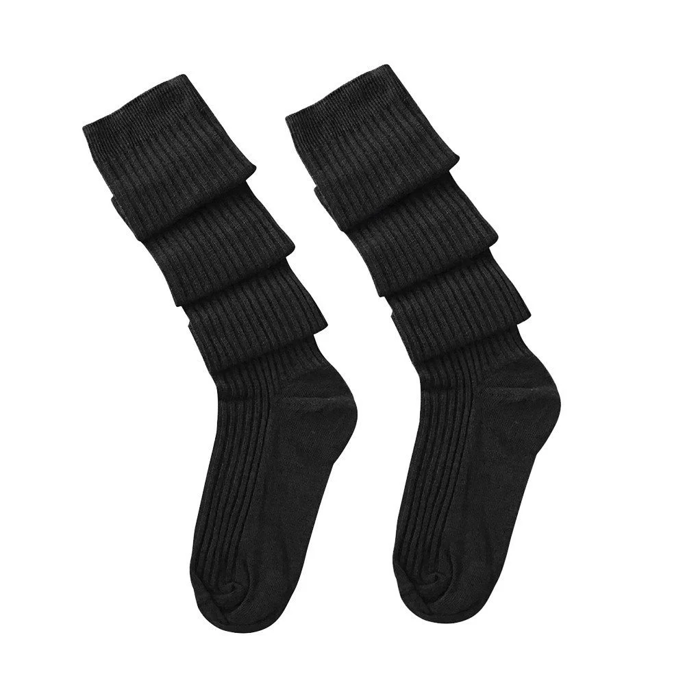 Женские хлопковые гольфы, Ретро студенческие вязаные гольфы выше колена, Классические гольфы выше колена, Традиционные чулки, Хлопковые чулки без эластичного пояса, фото №5 Женские хлопковые гольфы, Ретро студенческие вязаные гольфы выше колена, Классические гольфы выше колена, Традиционные чулки, Хлопковые чулки без эластичного пояса, фото №5