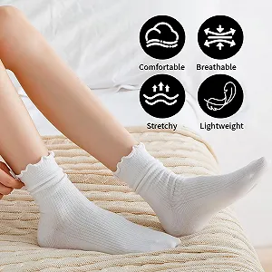 Комплект шкарпеток з рюшами 14 пар, Жіночі synthetic.ua - Фото 1