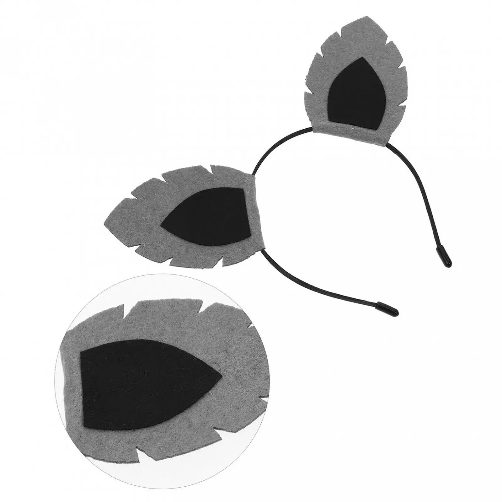 Обруч на голову Вовк FRCOLOR Сірий, фото №8