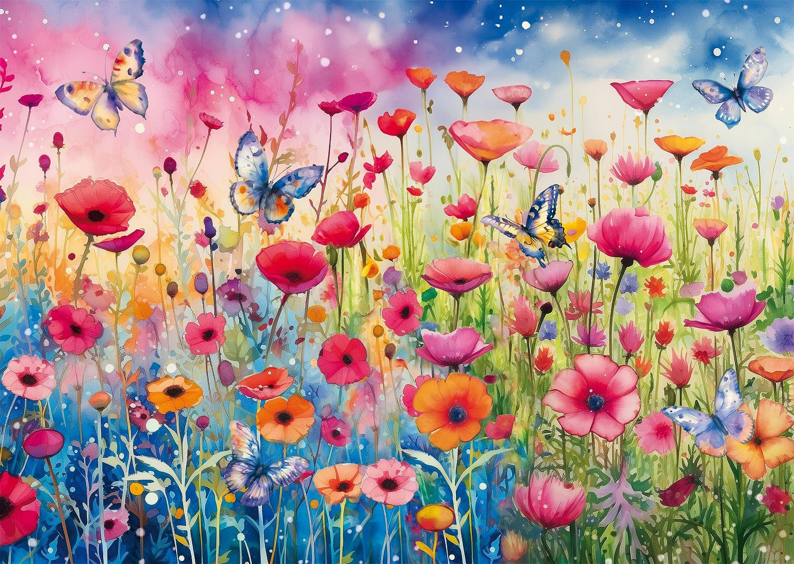 Пазл Schmidt Spiele Poppy Meadow 58873 1000 элементов, фото №1