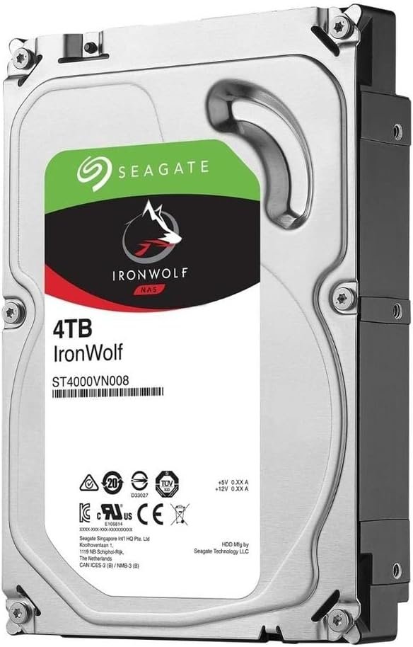 Жесткий диск Seagate IronWolf 4ТБ 5900об/м 180 МБ/с 3.5" SATA III (ST4000VNZ08/ST4000VN008), фото №3