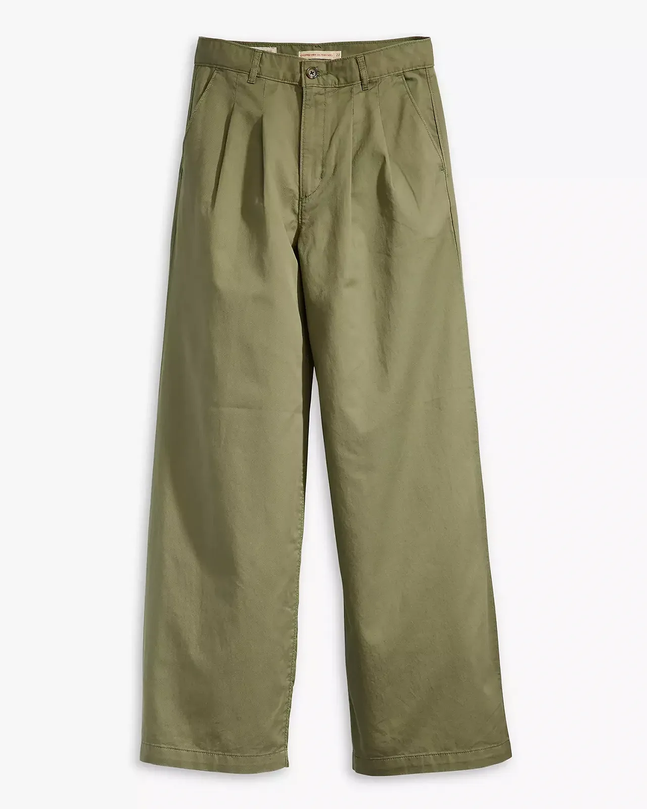 Женские брюки Levis - Pleated Wideleg Trouser Deep Lichen Gree  - 25 34, фото №5