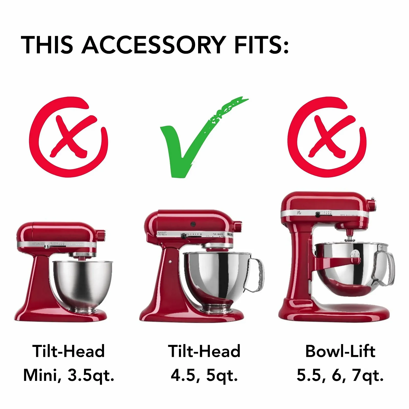 Миска KitchenAid KSM5GB скляна 5 л, фото №2