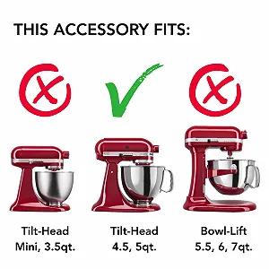 Миска KitchenAid KSM5GB скляна 5 л synthetic.ua - Фото 1