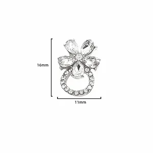 Стрази Квіти Срібні synthetic.ua - Фото 1