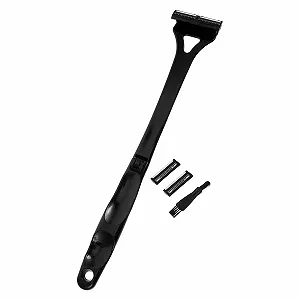 Бритва для спины и тела VICASKY Manual Body Hair Trimmer три лезвия черная - Фото 1