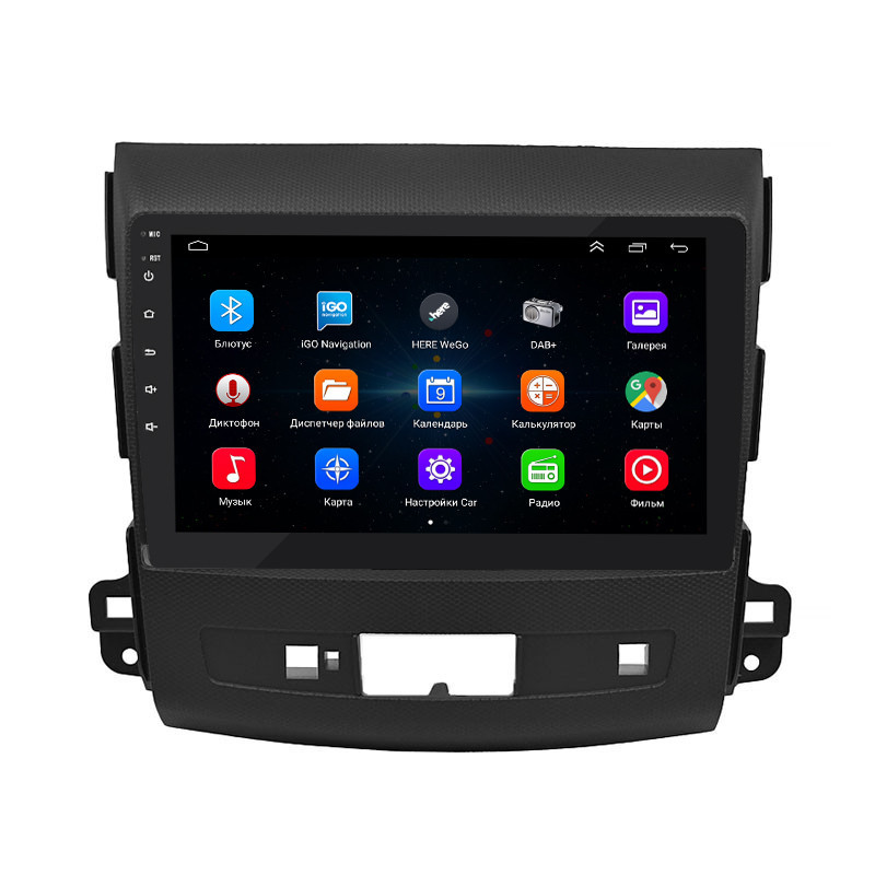 Штатная магнитола Mitsubishi Outlander (2005-2012 гг 9 1/16 Wi-Fi Optima GPS Android, фото №3