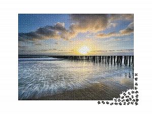 Пазл puzzleYOU North Sea Puzzle Collection "Stormy Sunset on the North Sea Coast" 2000 элементов synthetic.ua - Фото 1