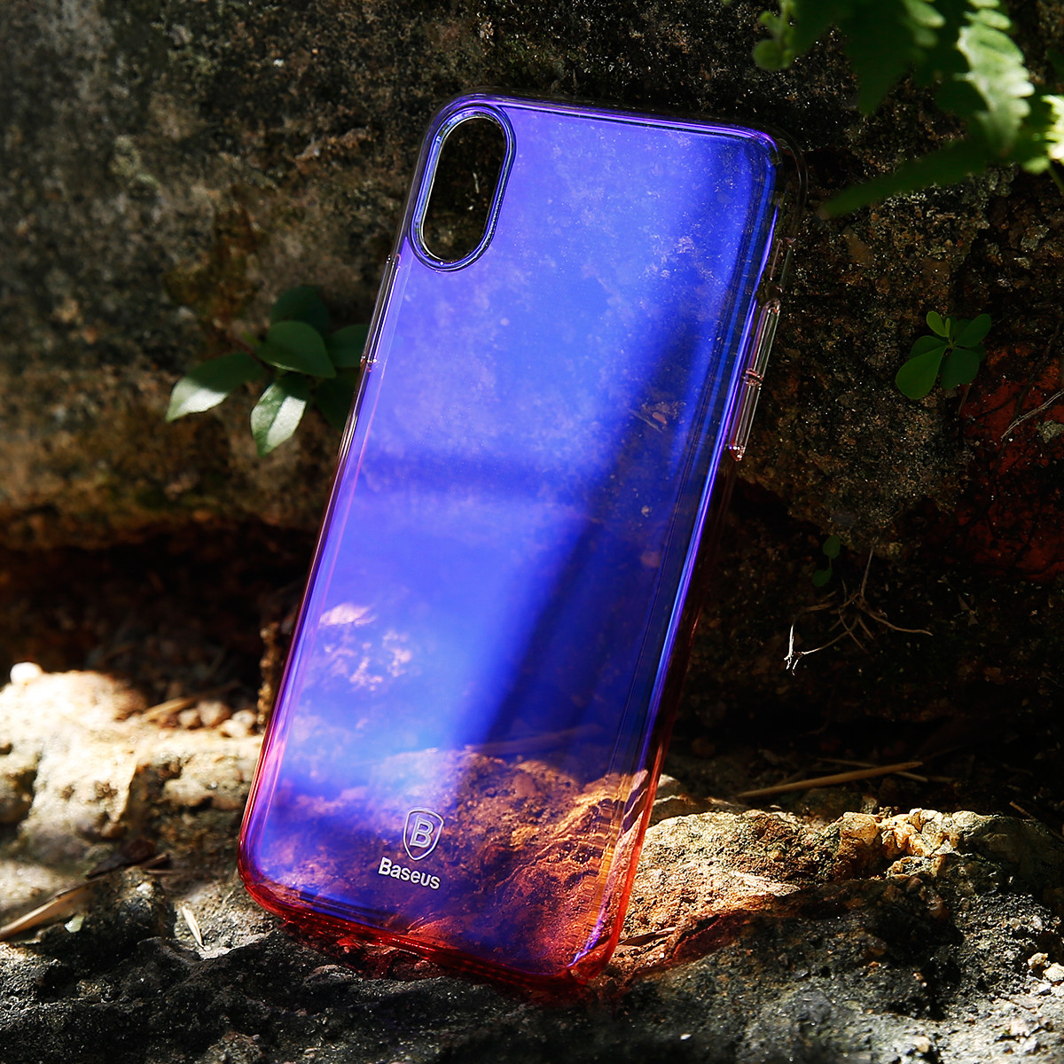 Чехол Baseus для iPhone X/Xs Glaze pink (WIAPIPHX-GC04), фото №5 Чехол Baseus для iPhone X/Xs Glaze pink (WIAPIPHX-GC04), фото №5