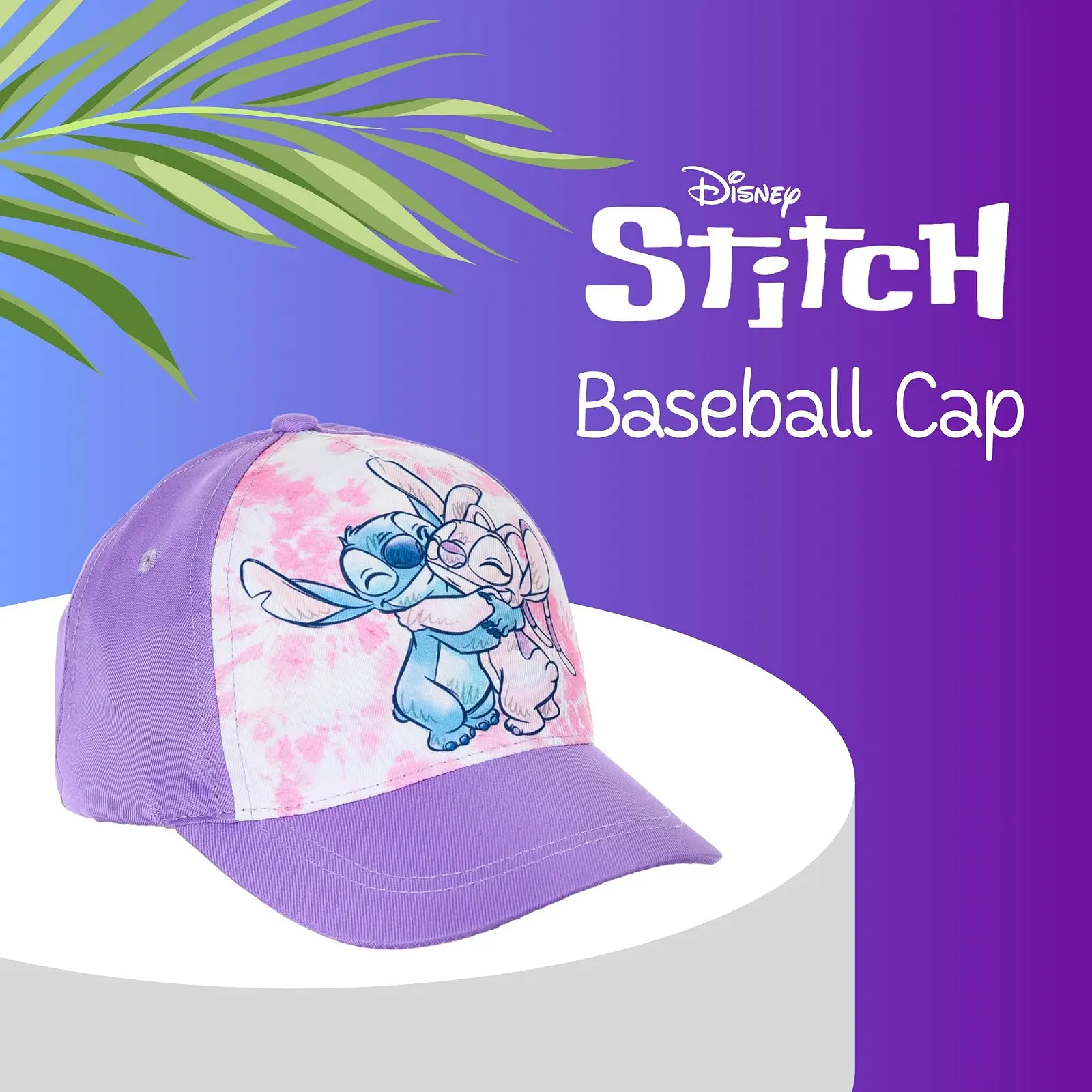 Бейсболка Disney Stitch and Angel для девочек летняя детская для подростков, фото №3