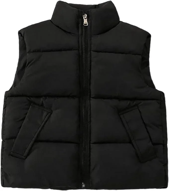 Жилет пуховий для хлопчиків, стьобаний, фото №1 Жилет пуховий для хлопчиків, стьобаний, фото №1