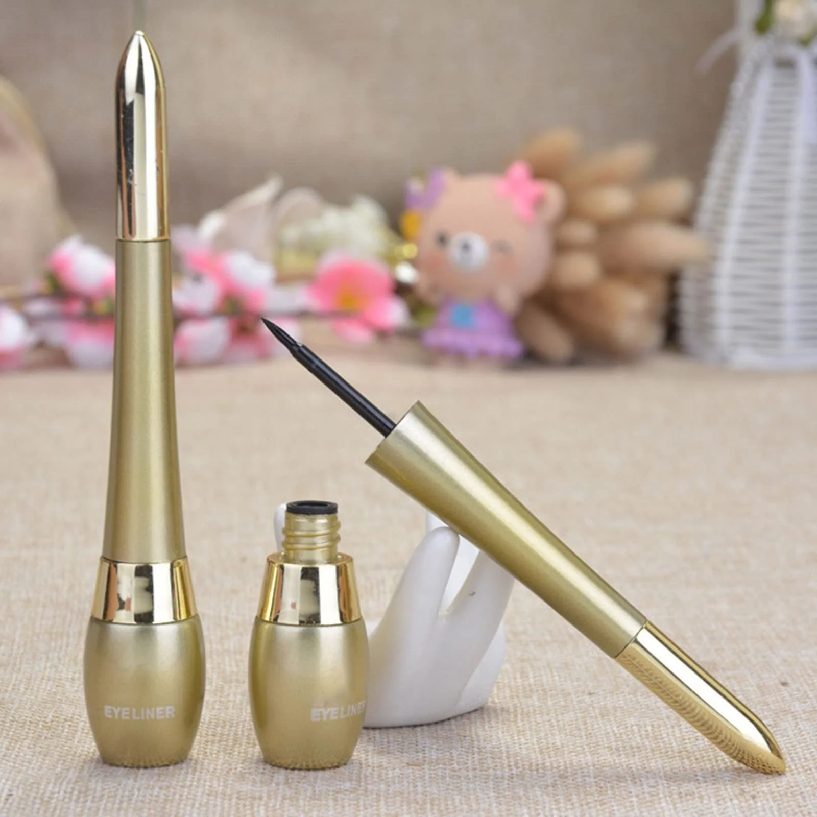 Подводка 2-в-1 для женского макияжа, 8 мл (черный,), фото №2