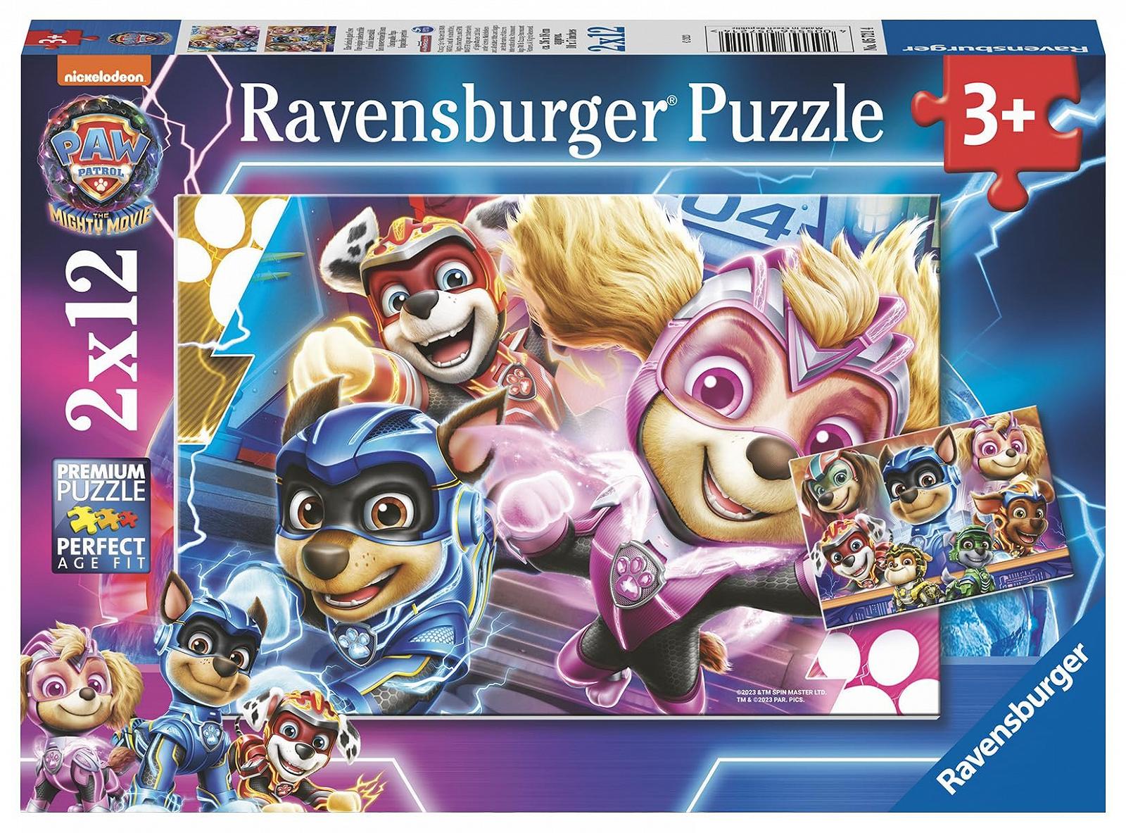 Детский пазл Ravensburger Paw Patrol The Mighty Movie 05721 An Animal Good Crew 2 x 12 элементов от 3 лет, фото №1 Детский пазл Ravensburger Paw Patrol The Mighty Movie 05721 An Animal Good Crew 2 x 12 элементов от 3 лет, фото №1