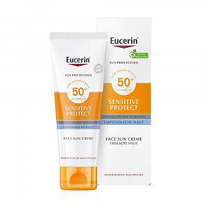 Сонцезахисний крем Eucerin Sun Viso SPF 50+ - Фото 1