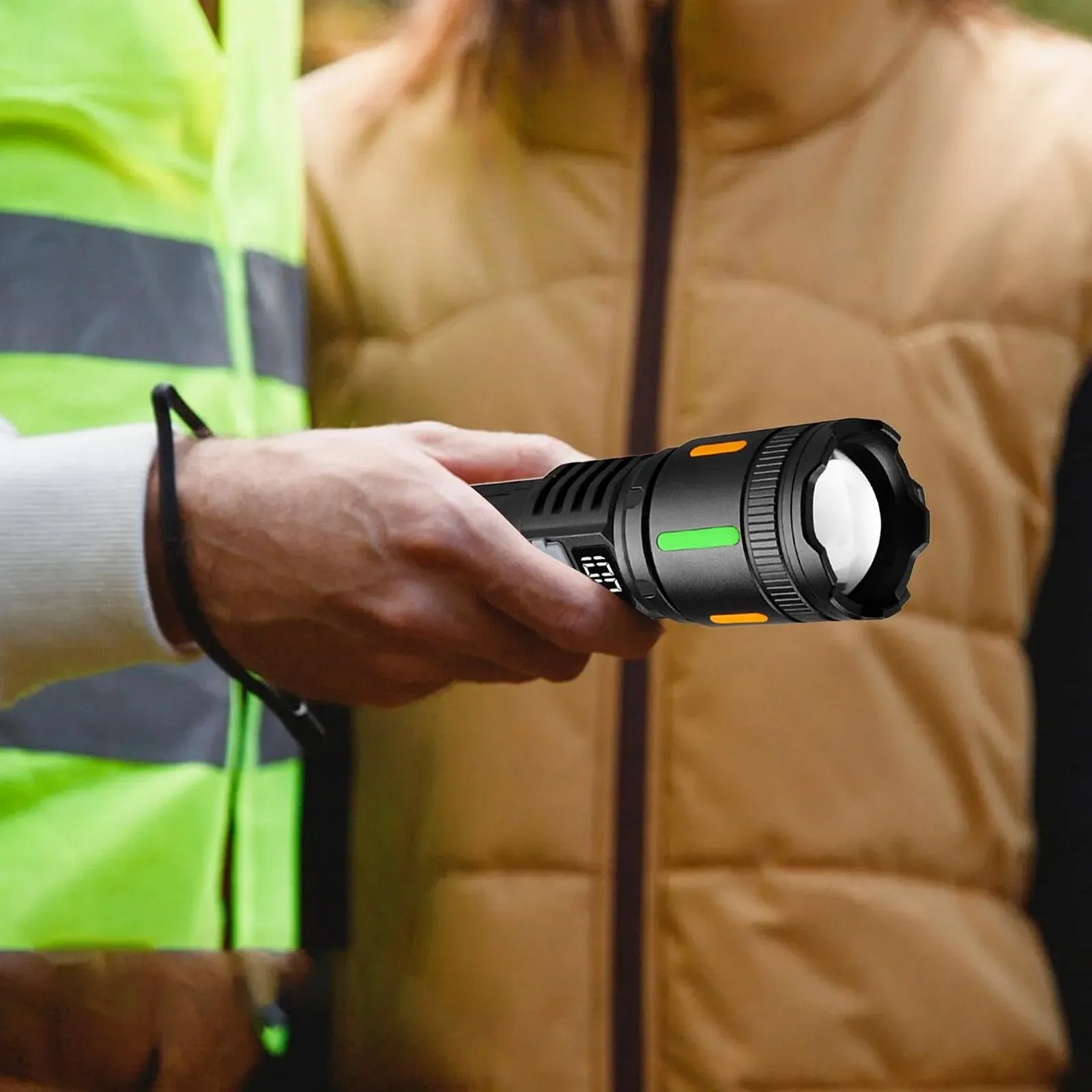 Надяскравий ліхтарик, Далекобійний ліхтарик, Перезаряджуваний, фото №7