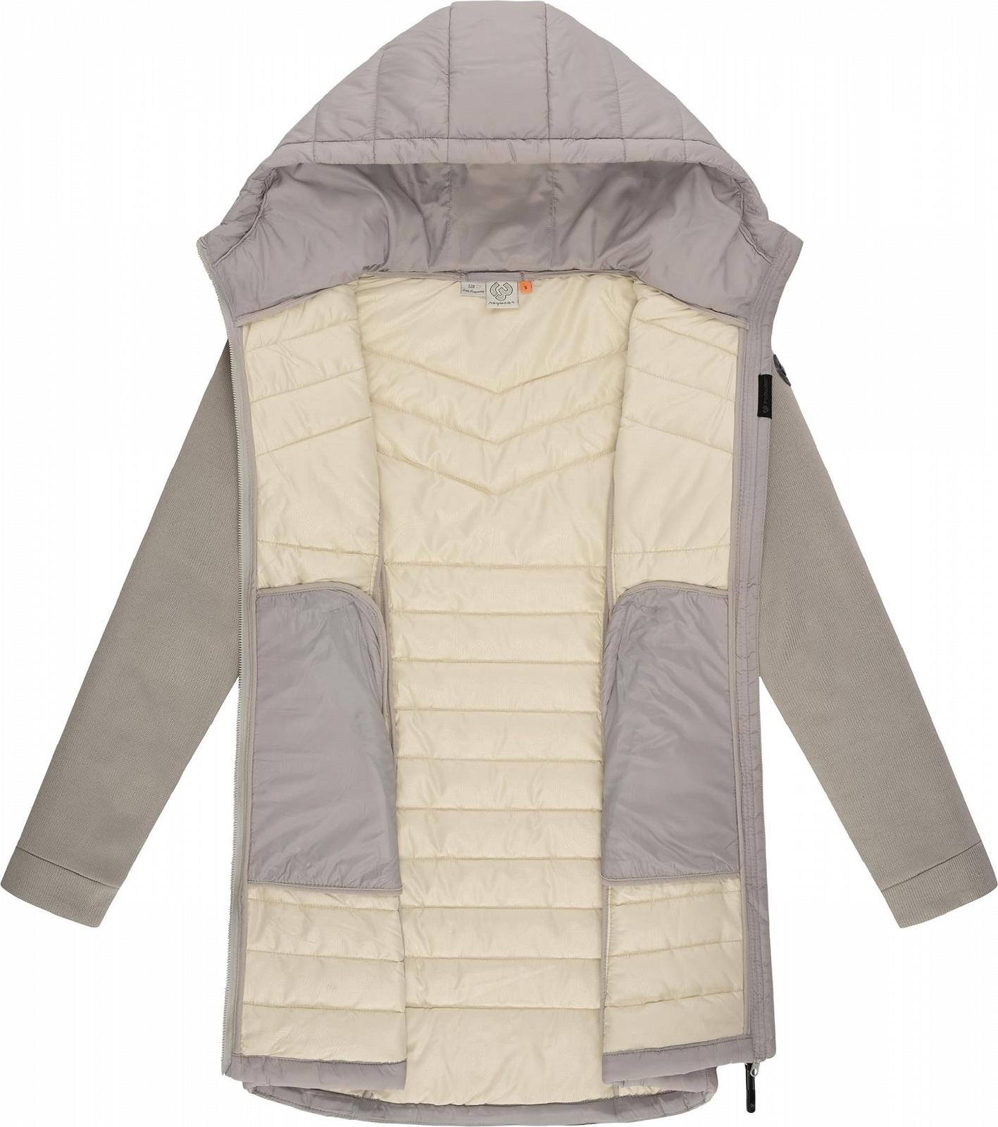 Переходная куртка Ragwear Sandrra Женская Легкая Длинная стеганая куртка с мягкими рукавами и капюшоном, фото №5