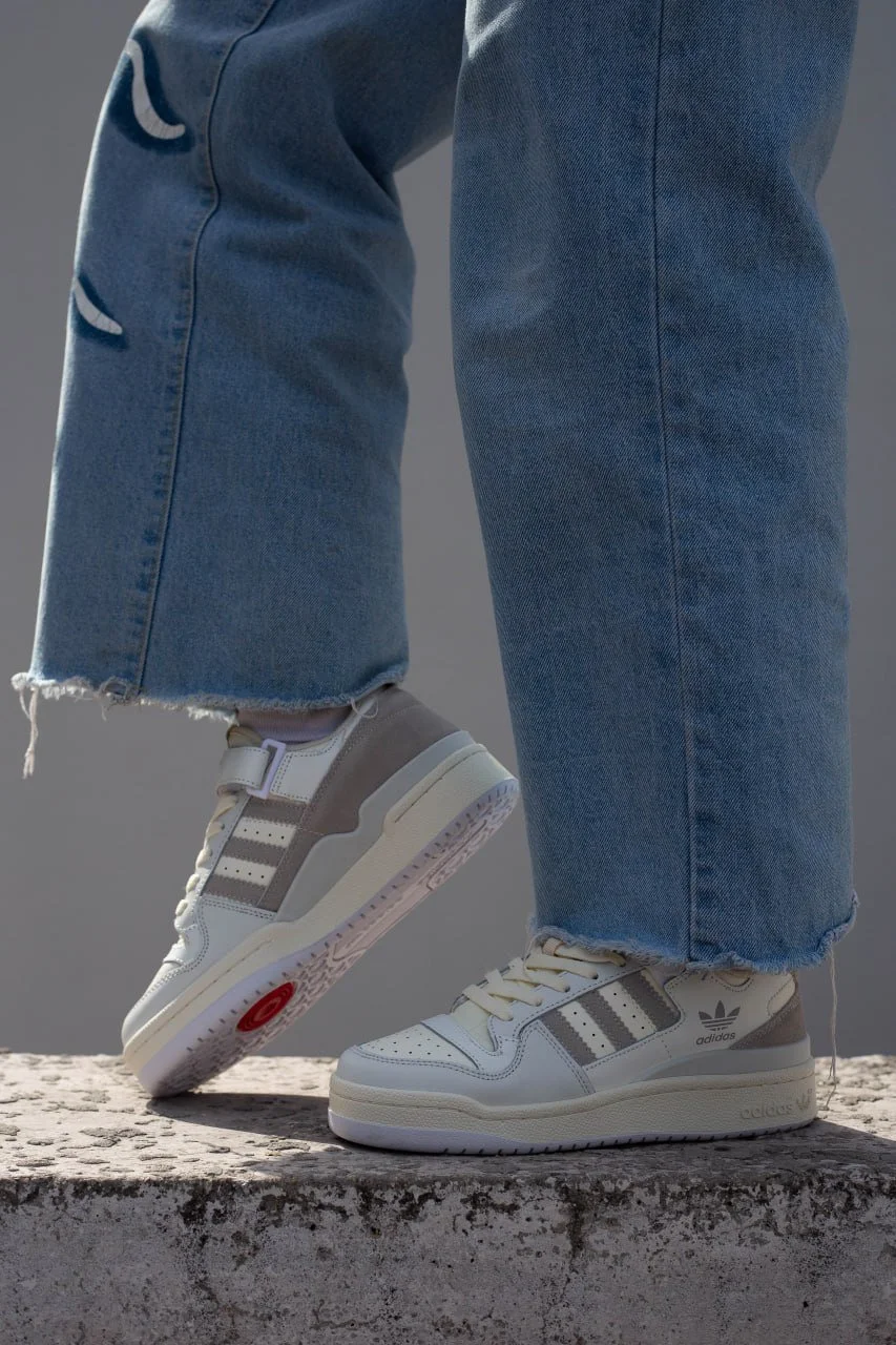 Кроссовки Adidas Forum Low White Gray 37, фото №5 Кроссовки Adidas Forum Low White Gray 37, фото №5
