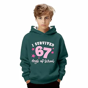 Худи Детский Девочки Свитшот Толстовка с капюшоном для мальчиков Флис Теплый Дышащий С графикой Мягкий Удобный Повседневный Модный Куртка Для школы И игры Кофта с длинными рукавами synthetic.ua - Фото 1