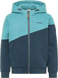 Толстовка с капюшоном Ragwear Jowell Sweat Boys' Куртка-кардиган Уличная одежда Переходная куртка с блочными полосками - Фото 1