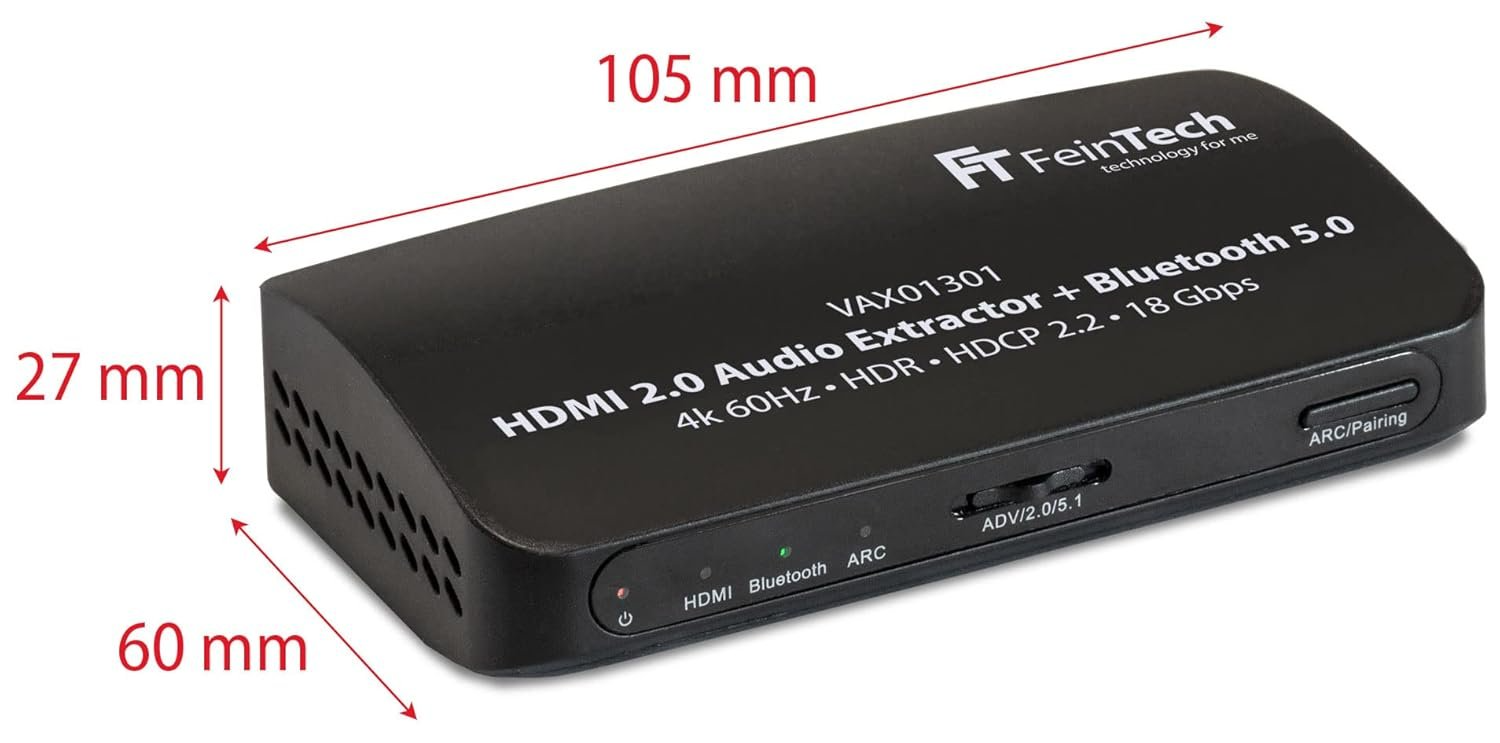 Экстрактор аудио FeinTech VAX01301 HDMI Черный, фото №3
