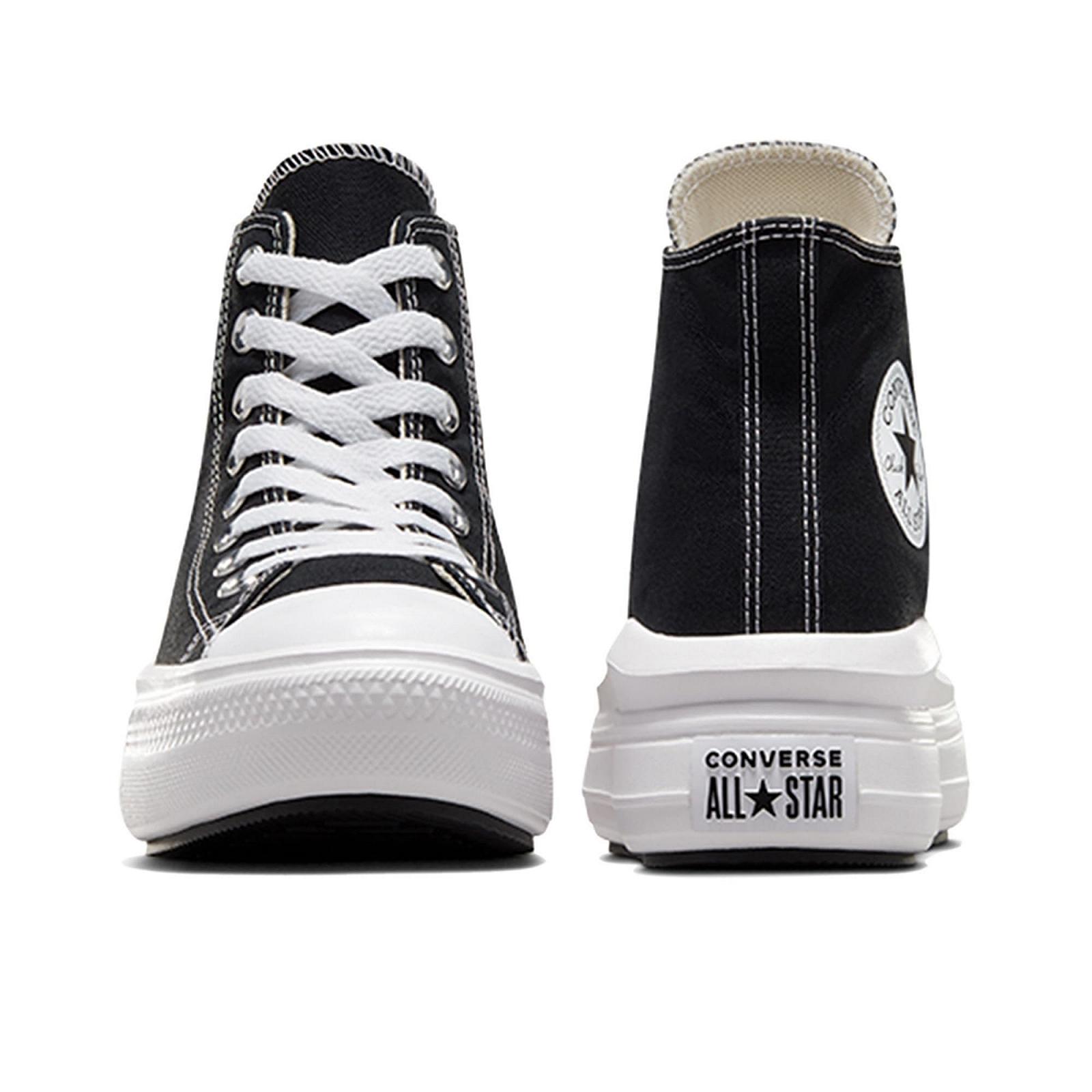 Кеды Converse Move Platform Hi Женские Черный/Белый, Черный Белый, medium, фото №6