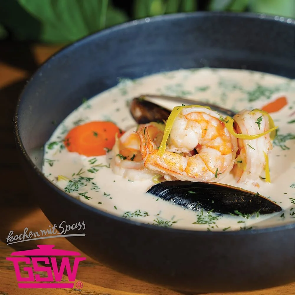 Каструля GSW Professional Jumbo 28x25 см 15.0 літрів Сріблястий, 2 шт, фото №2