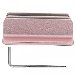 Вертикальна підставка для ноутбука NUOBESTY Алюмінієва з подвійними слотами Міцна - Фото 1