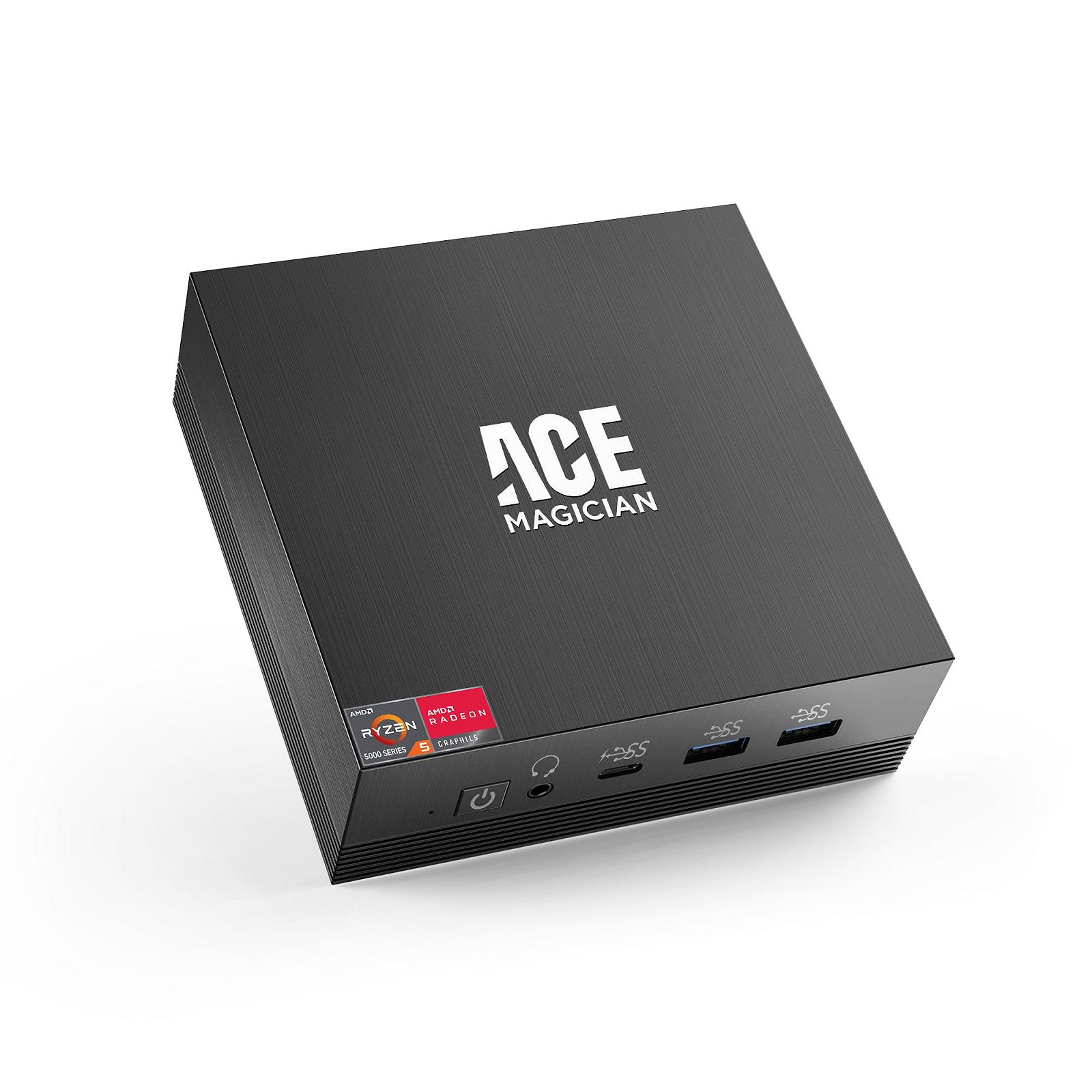 Мини ПК ACEMAGICIAN AM07 AMD Ryzen 5 5500U 16GB DDR4 512GB SSD Чёрный, фото №1