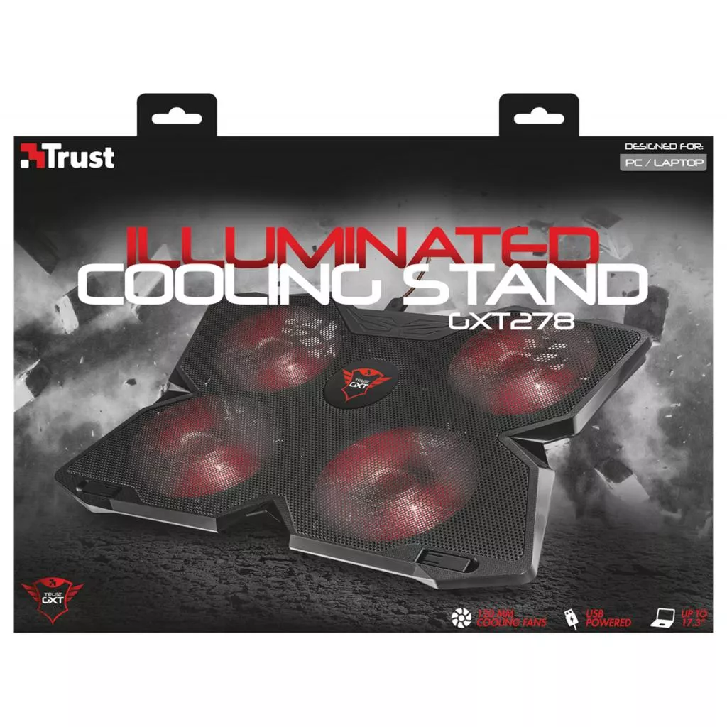 Подставка для ноутбука Trust GXT 278 Notebook Cooling Stand (20817), фото №7