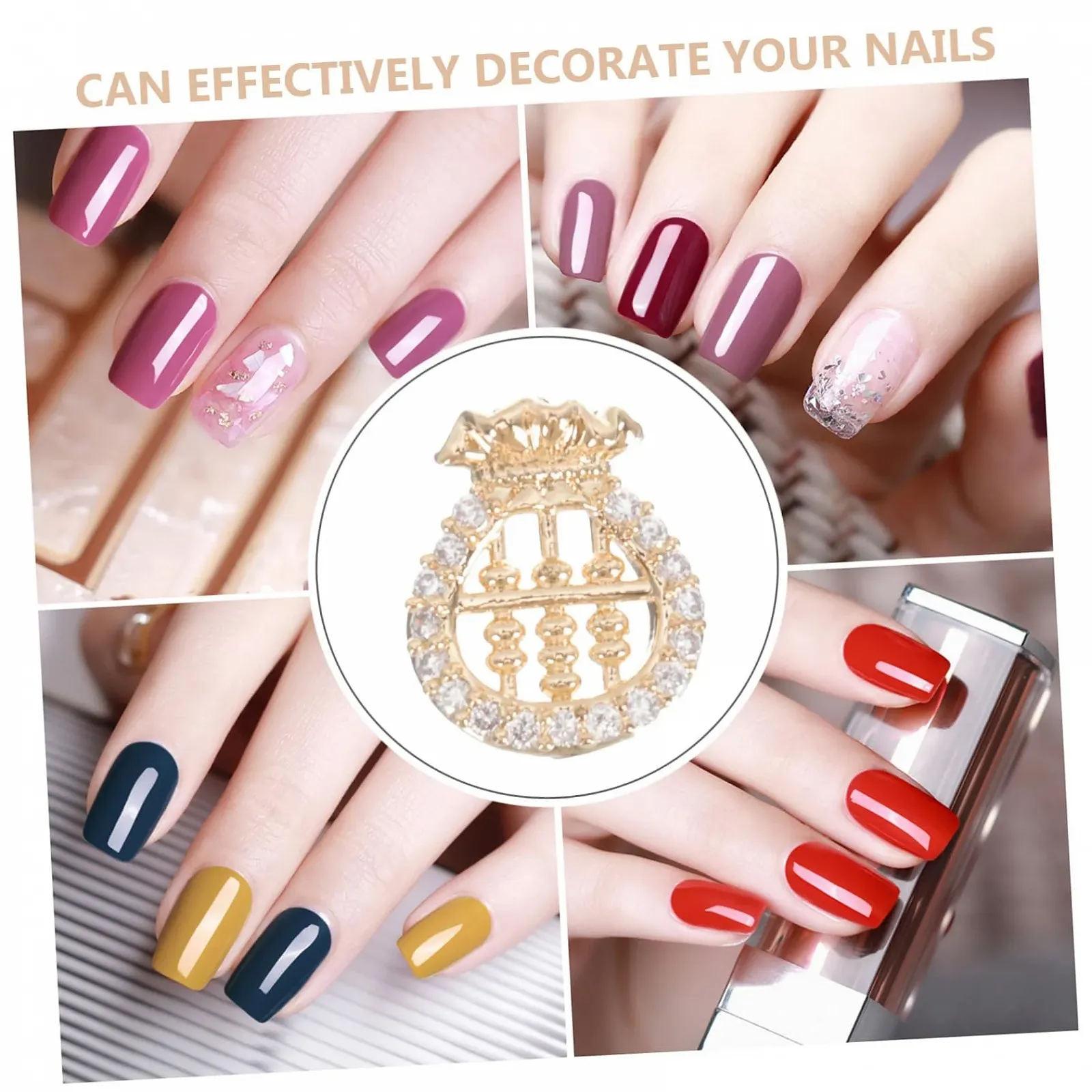 Аксесуари для нігтів FOMIYES 4 штуки Блискучі Вишуканий манікюр для дівчат, фото №5
