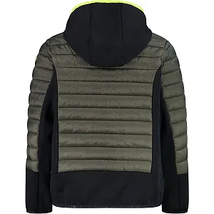 Куртка CMP Детская Гибридная С Фиксированным Капюшоном synthetic.ua - Фото 1