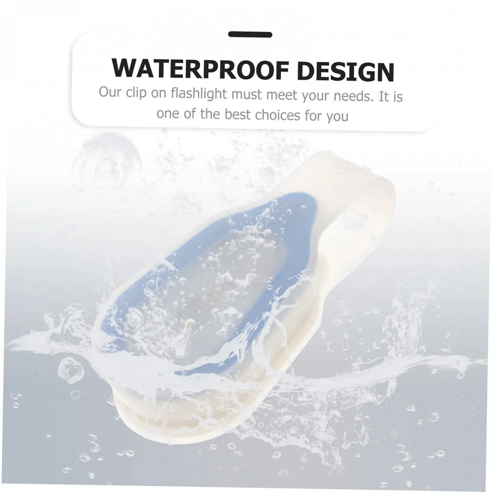 Фонарик Kisangel с клипсой, 2 шт, ночной, для бега, светоотражающий, LED, фото №9