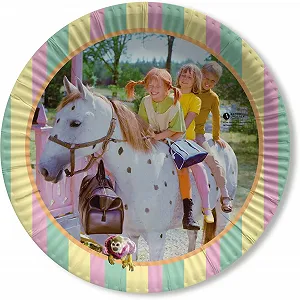 Набір посуду для вечірки Pippi Longstocking: тарілки, стакани, серветки, декор synthetic.ua - Фото 1