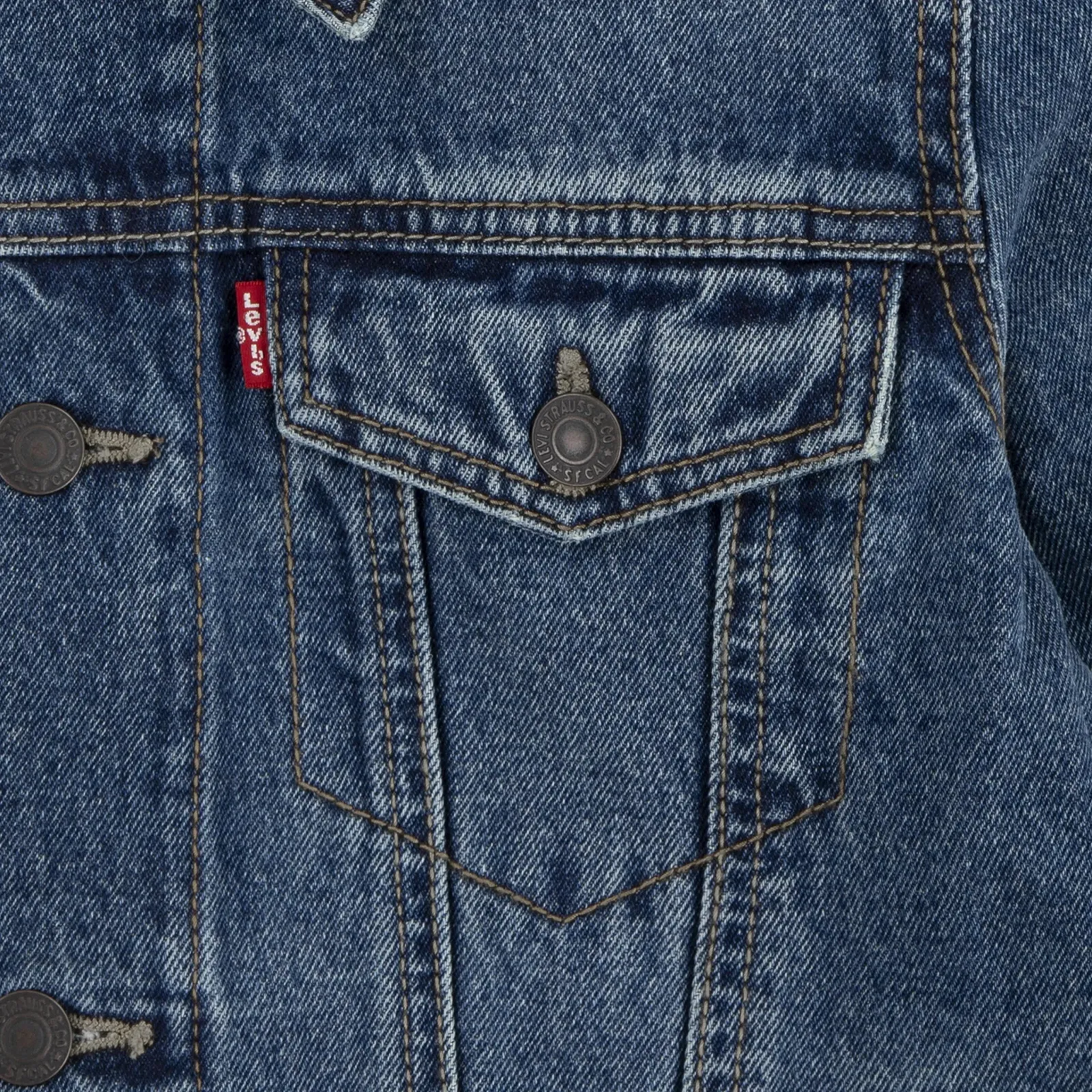 Куртка Levi's Trucker Denim Vest Lvb 9e2058, фото №5 Куртка Levi's Trucker Denim Vest Lvb 9e2058, фото №5