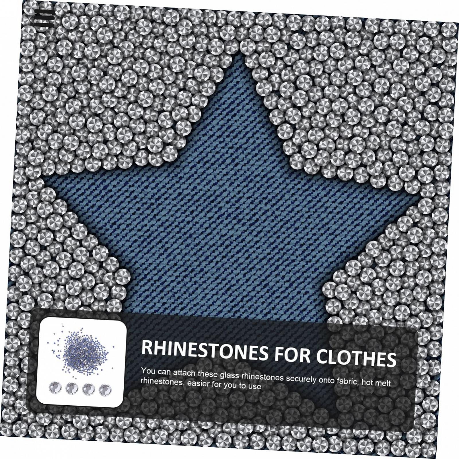 Стразы Термоклеевые Healeved 14400 шт., стеклянные, с плоской задней стенкой для DIY проектов, подходят для украшения одежды, обуви, сумок и чехлов для телефонов, фото №3