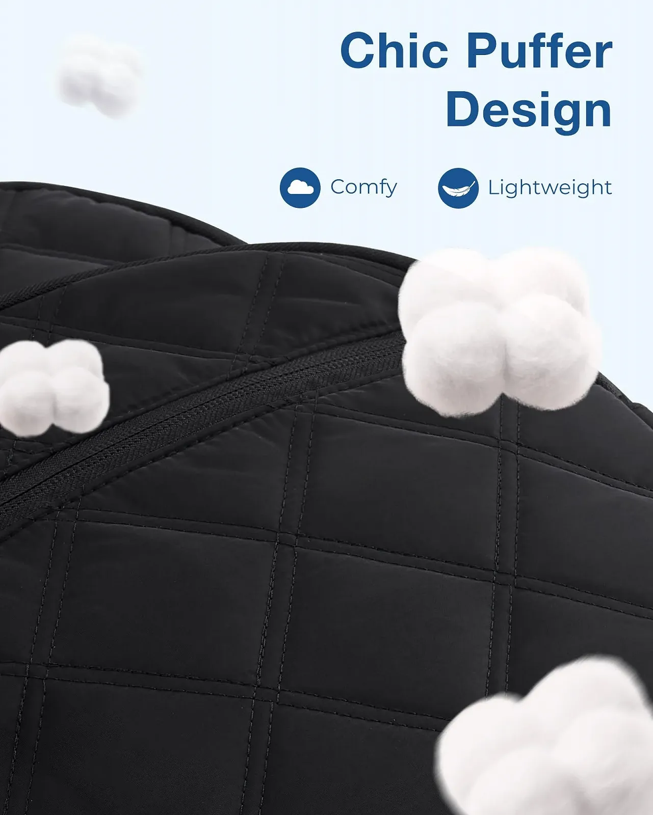 Рюкзак для ноутбука bagsmart Puffer Laptop Backpack 15.6 Inch стьобаний водонепроникний 15.6 Inch, фото №3 Рюкзак для ноутбука bagsmart Puffer Laptop Backpack 15.6 Inch стьобаний водонепроникний 15.6 Inch, фото №3