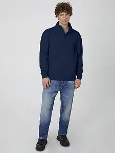 Чоловічий світшот LTB Jeans Kosebe - Звичайний пуловер з довгими рукавами з суміші бавовни - Синій L synthetic.ua - Фото 1