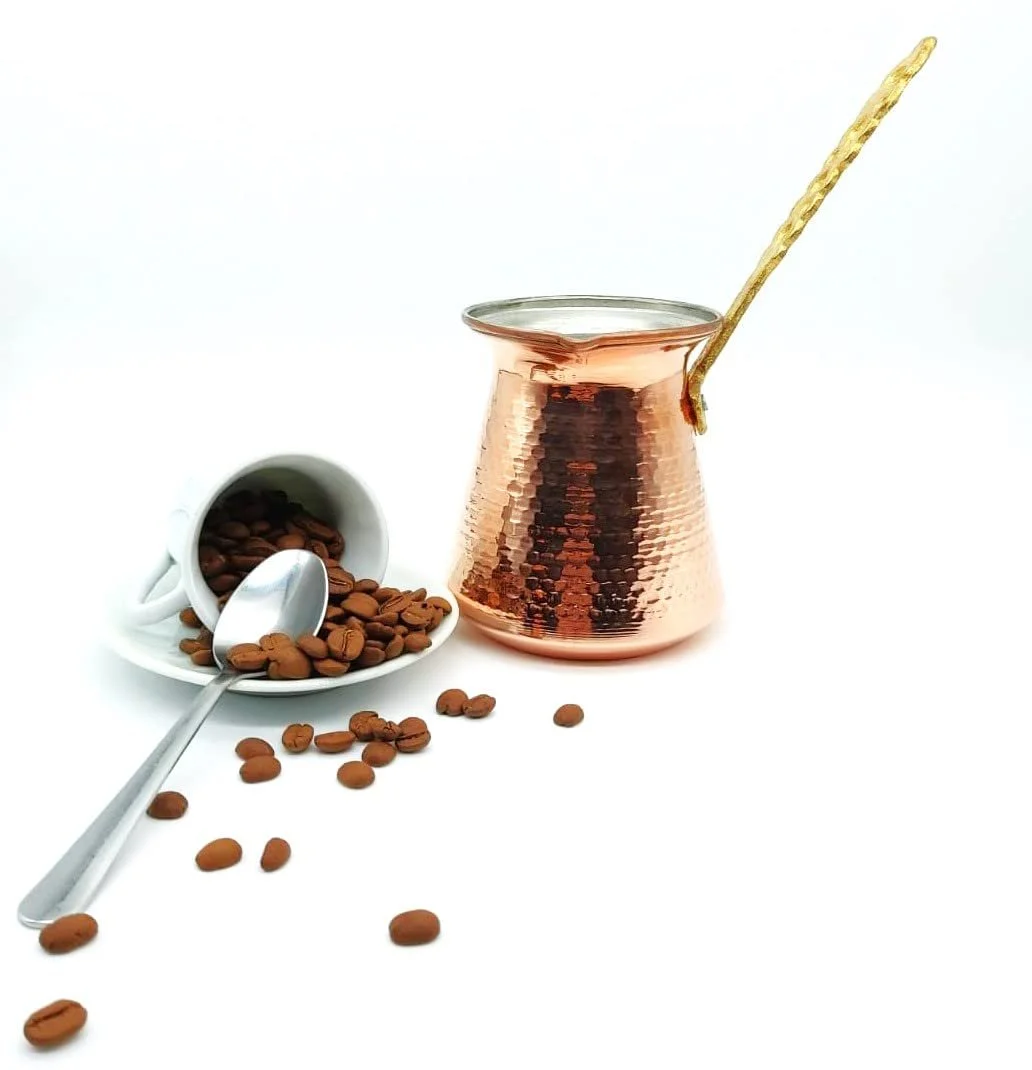 Турка LEO Design для турецької кави, грецька арабська кавоварка, товста 3 мм, на 2-8 чашок (4 чашки), фото №2