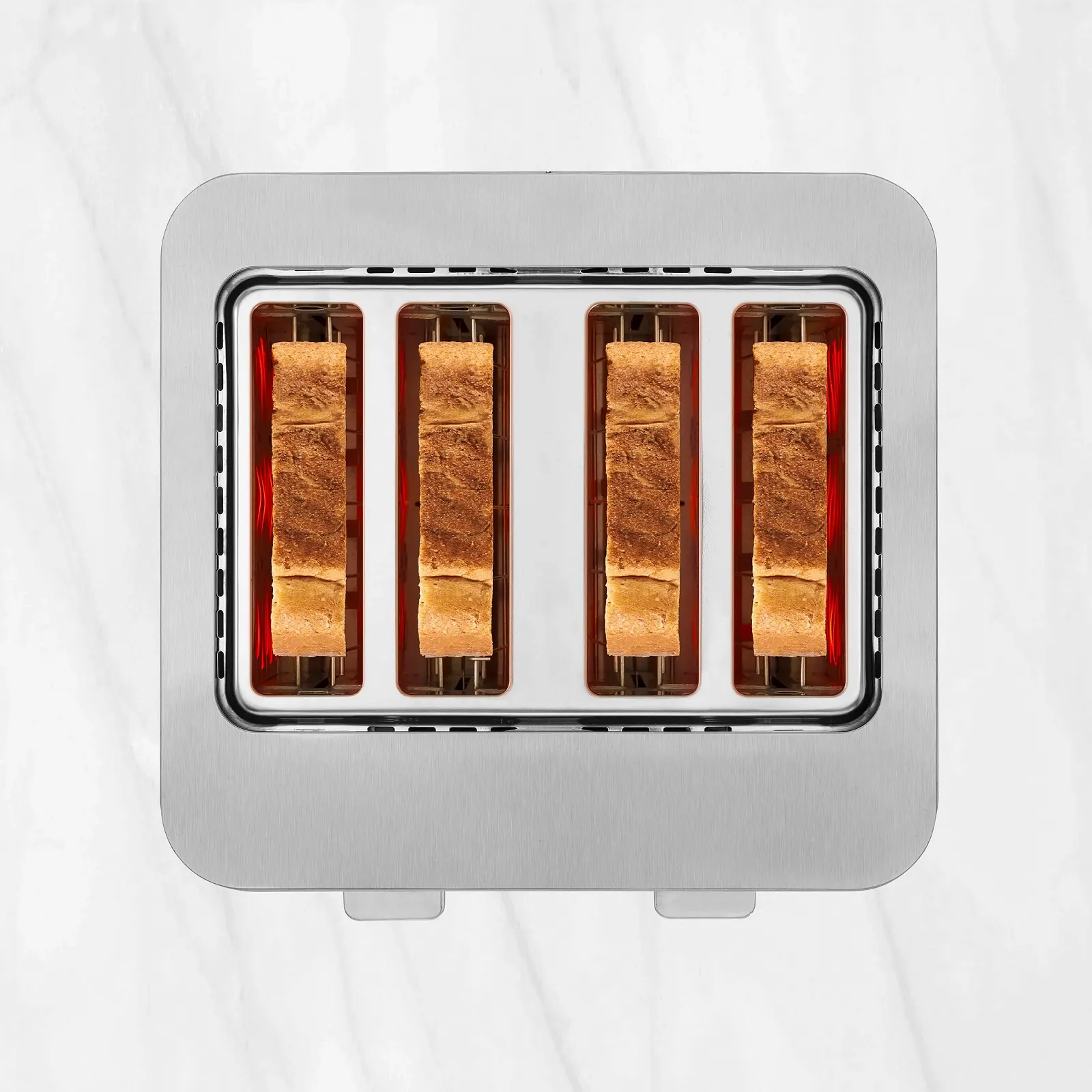 Тостер Ufesa Quartet Delux на 4 скибочки 2 Цифрових РК-екрани 1500 Вт 4 Широкі слоти 7 Рівнів підсмажування, фото №4 Тостер Ufesa Quartet Delux на 4 скибочки 2 Цифрових РК-екрани 1500 Вт 4 Широкі слоти 7 Рівнів підсмажування, фото №4