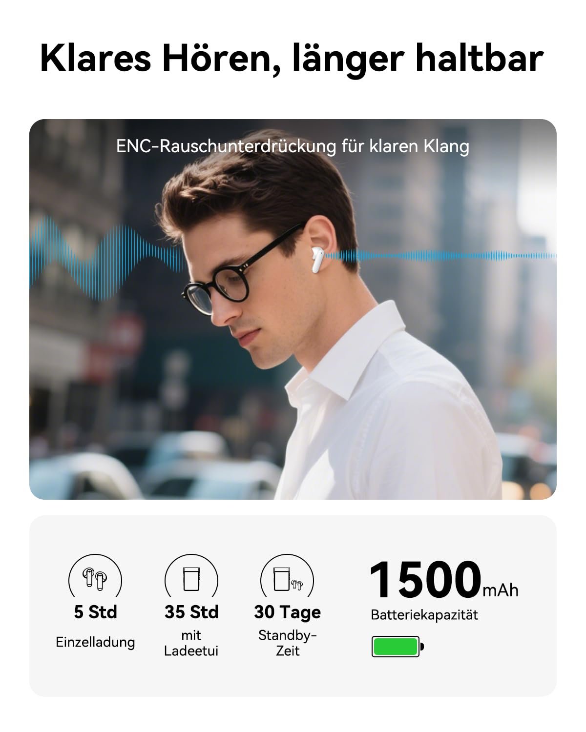 Наушники-переводчики Wooask A9S с Chatgpt, фото №7